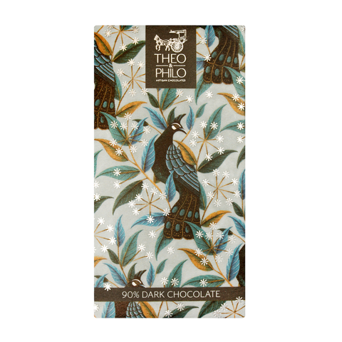 Theo and Philo Chocolates 90% Dark Chocolate Bar