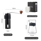 BINCOO Coffee Grinder Hand Italian Coffee Grinder Household Coffee Machine Portable for Office Outdoor Travel