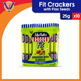 Skyflakes Fit Crackers Omega-3 with Flax seeds 25gx10