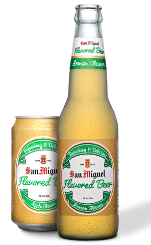 San Miguel Flavored Beer Apple Bottle 330ml - 6 Bottles