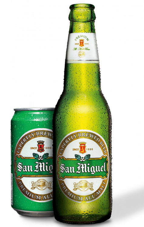San Miguel Premium All-Malt 330 mL Can - 24 Cans