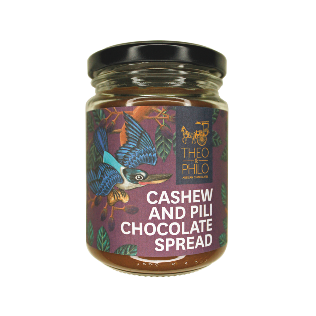 Theo and Philo Chocolates Cashew and Pili Chocolate Spread