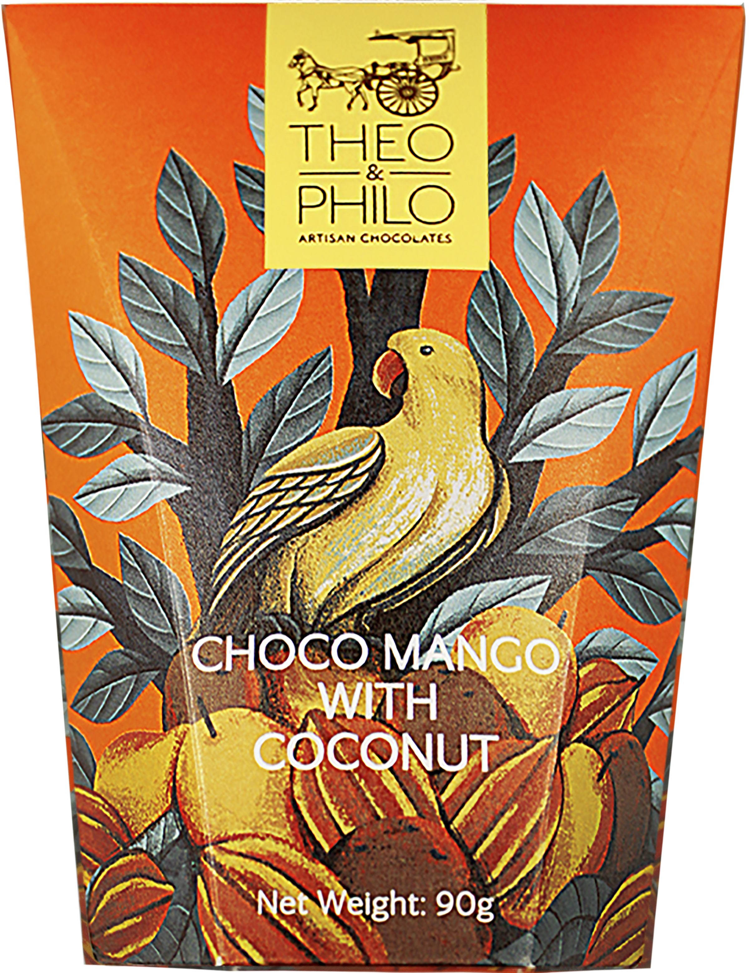 Theo and Philo Chocolates Chocolate Mangoes with Coconut