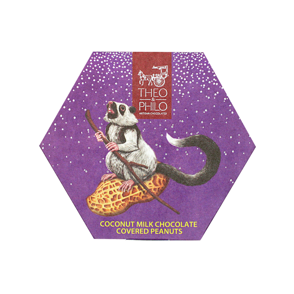 Theo and Philo Chocolates Coconut Milk Chocolate-Covered Peanuts