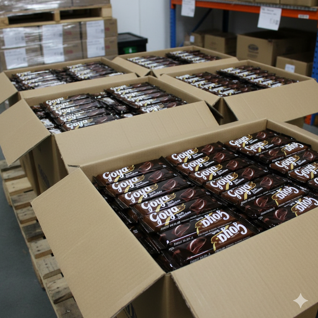 Goya Dark Chocolate Bar – Case of 24 × 30g Bars