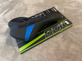 Bike Saddle Blue on Black