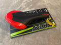 Bike Saddle Red on Black