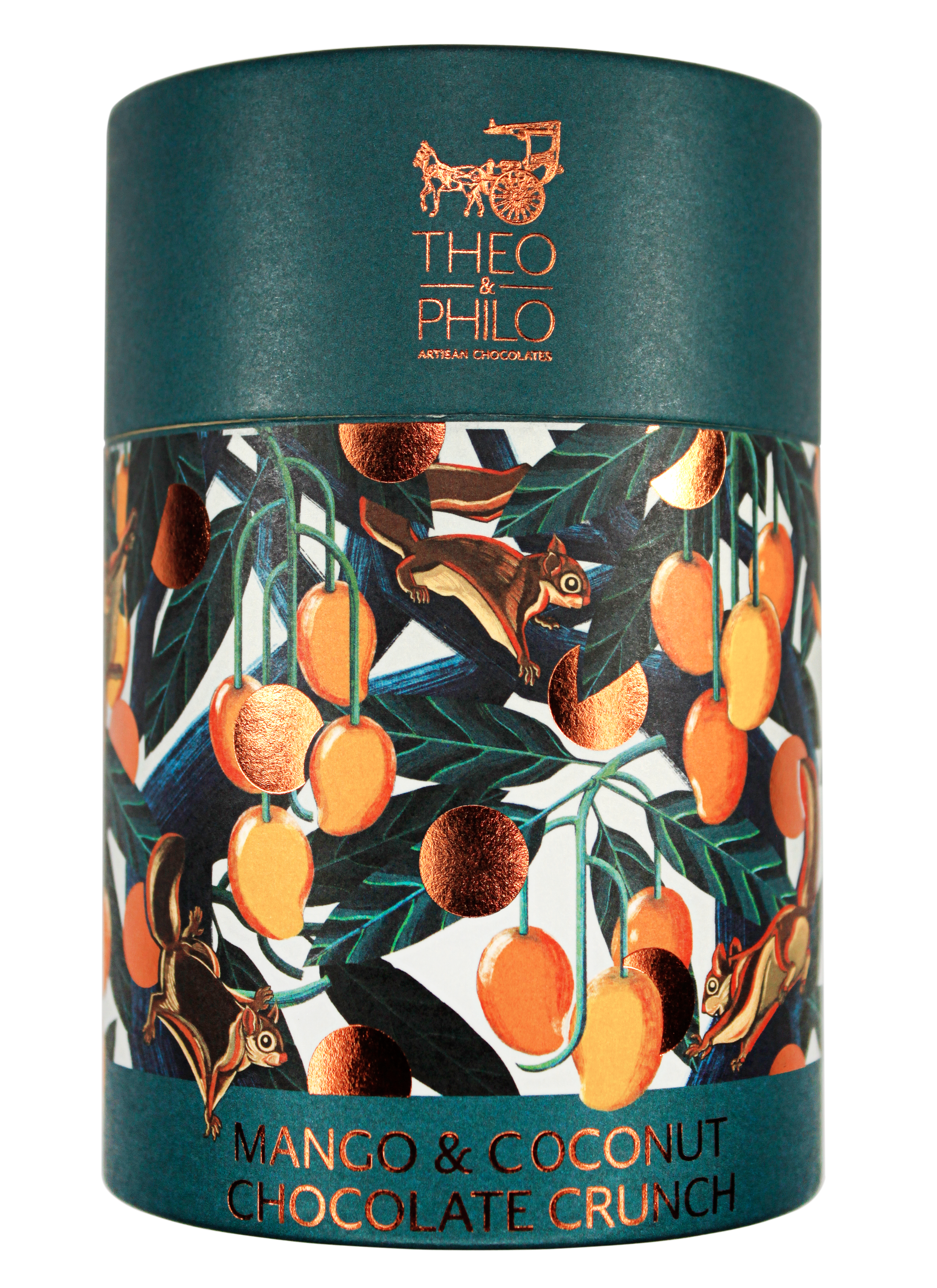 Theo and Philo Chocolates Mango and Coconut Chocolate Crunch