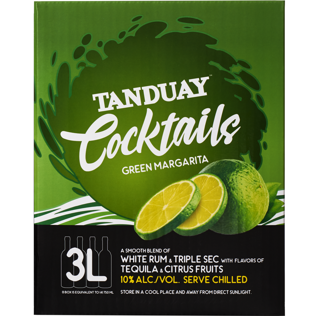 Tanduay Cocktails Green Margarita 3L