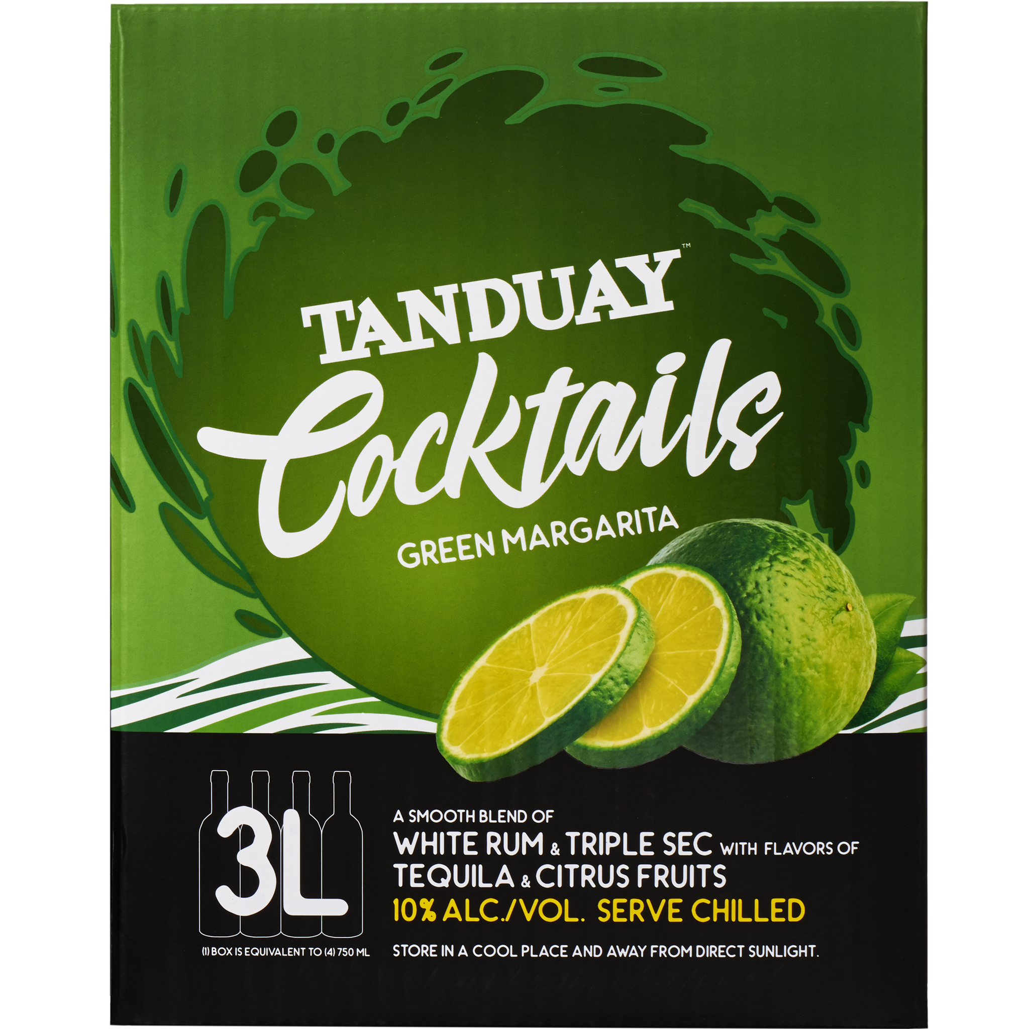 Tanduay Cocktails Green Margarita 3L