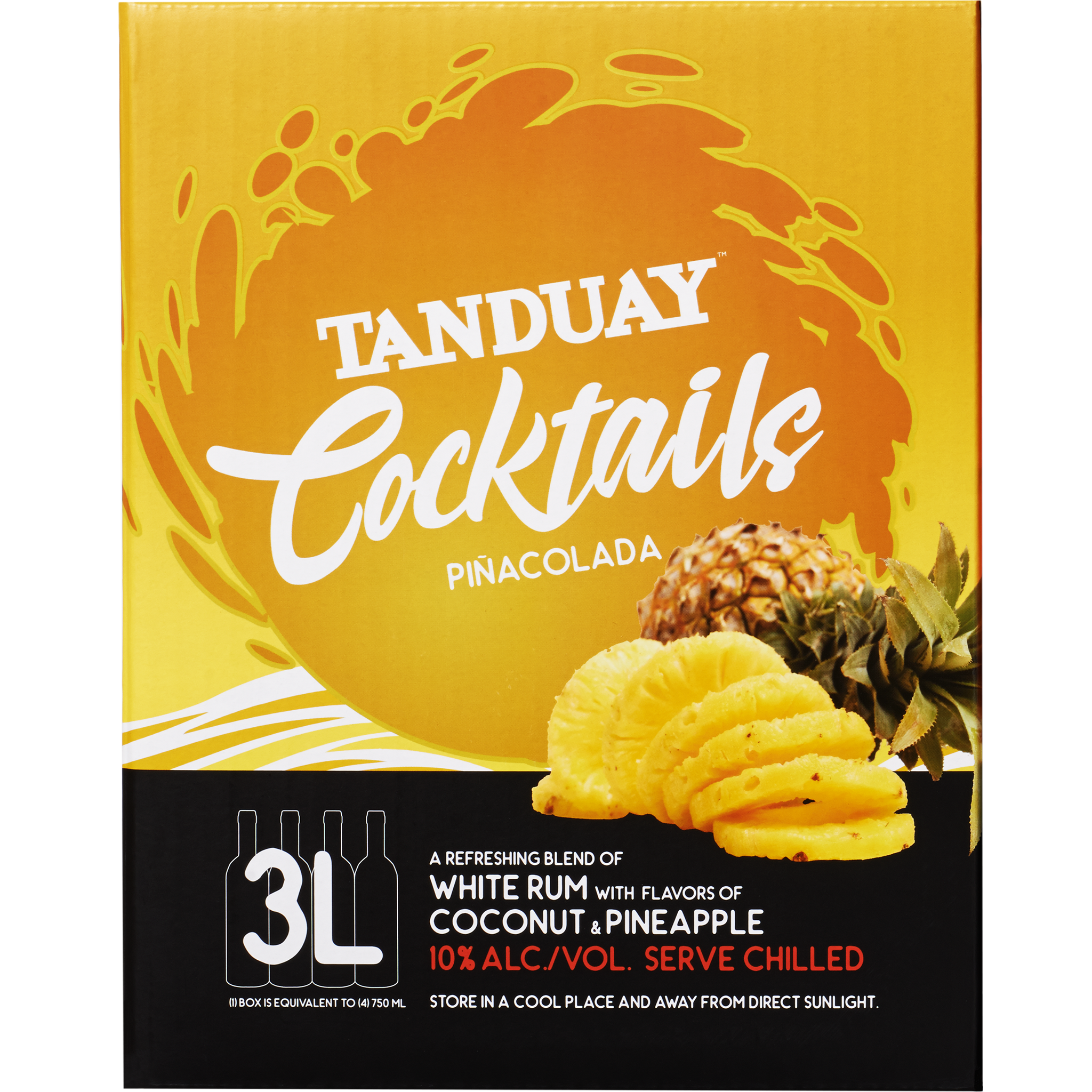 Tanduay Cocktails Piñacolada 3L