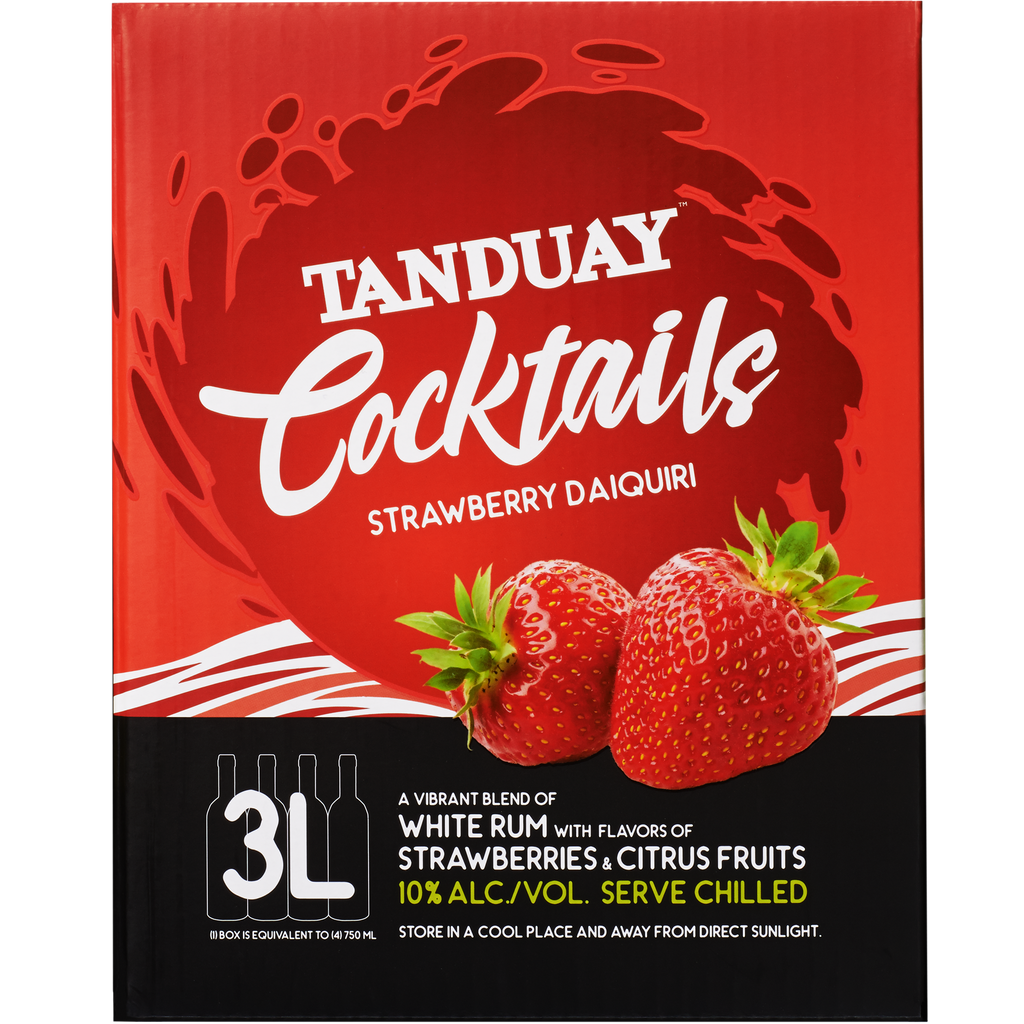 Tanduay Cocktails Strawberry Daiquiri 3L