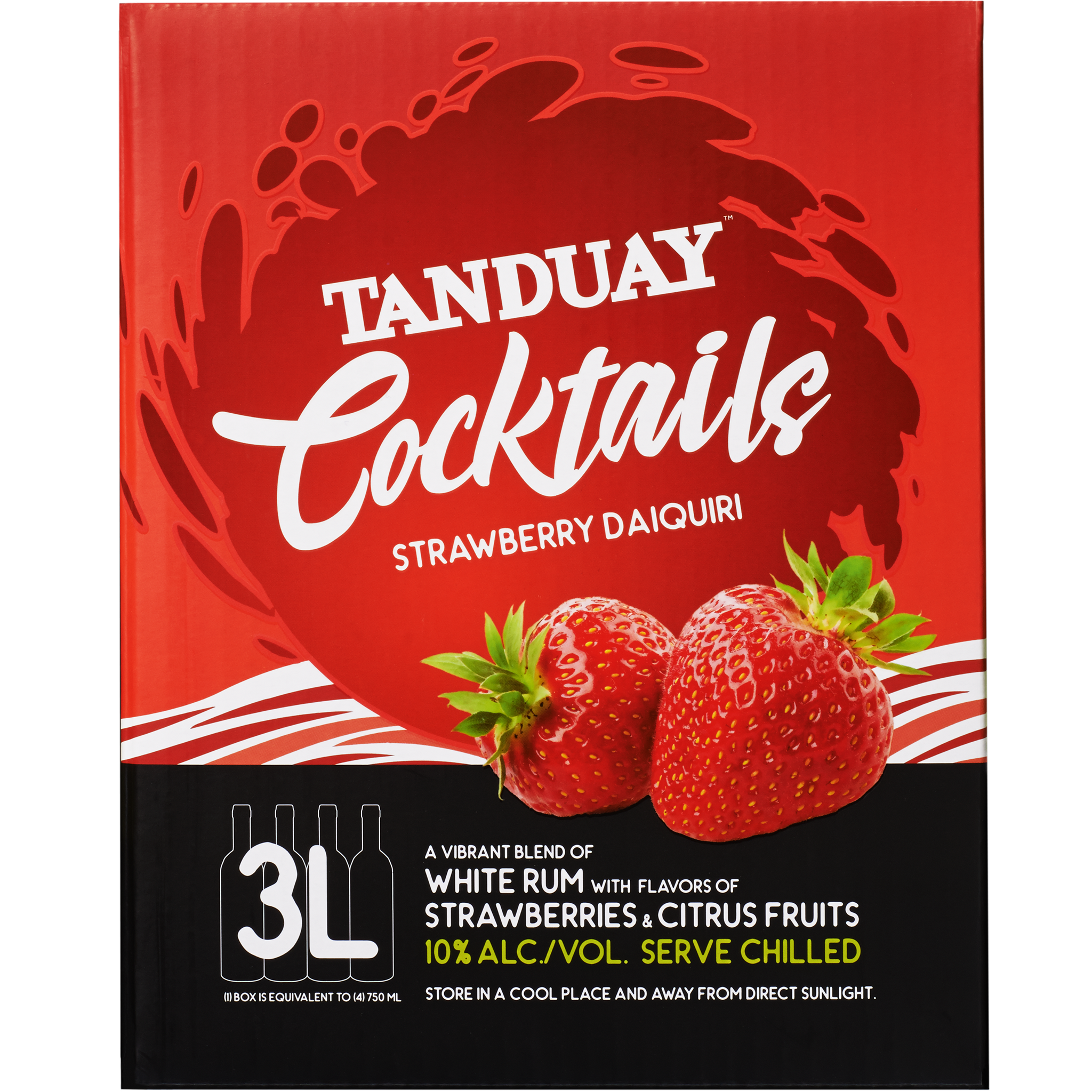 Tanduay Cocktails Strawberry Daiquiri 3L