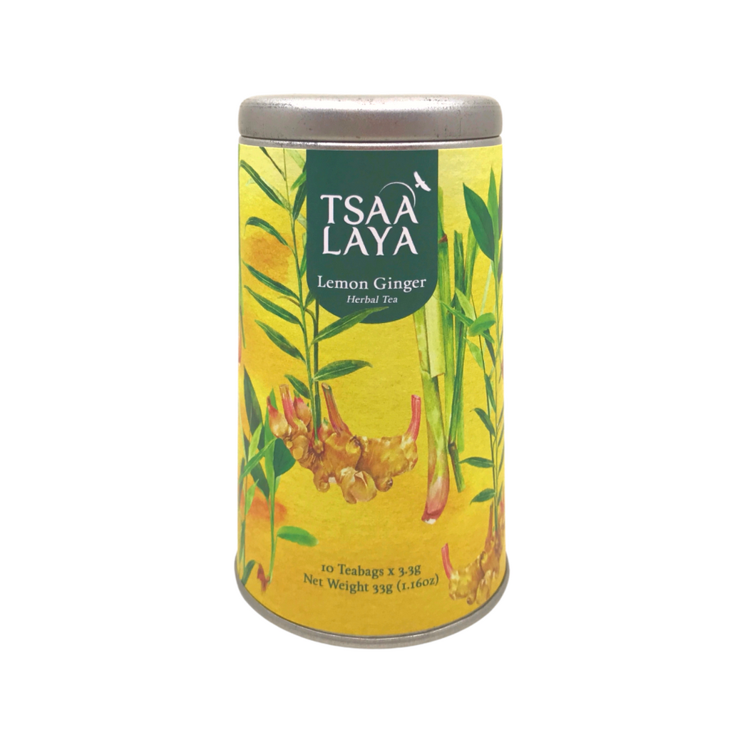 Tsaa Laya Lemon Ginger Herbal Tea Blend