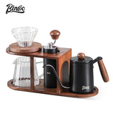 BINCOO Coffee Dripper Set Hand Brew Coffee Pot Set Hand Coffee Grinder Coffee Hand Brew Holder Coffee Utensils