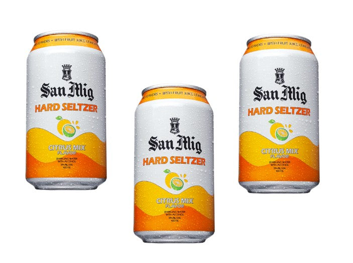 San Miguel Hard Seltzer Citrus Mix Flavor Can 330ml - 3 Cans