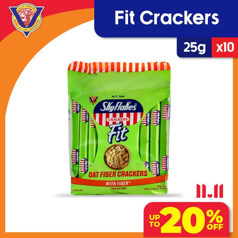 Skyflakes Fit Crackers Oat Fiber 25g x 10