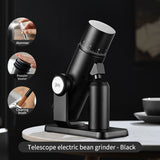 BINCOO Electric Coffee Bean Grinder Italian Hand-brewed Telescope Coffee Grinder Household Fully Automatic