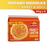 Lucky Me! Pancit Canton Sweet and Spicy  Multipack 80gx6