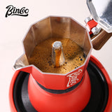 BINCOO Moka Pot Gift Box Set Single Valve Coffee Pot Espresso Machine for Holidays and Birthdays Best Gift 2Cups 3Cups