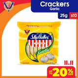 Skyflakes Crackers Garlic Flavor 25gx10