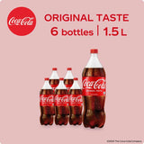 Coca-Cola Original Taste 1.5L - 6 Bottles