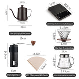 BINCOO Coffee Grinder Hand Italian Coffee Grinder Household Coffee Machine Portable for Office Outdoor Travel