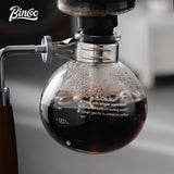 BINCOO Coffee Siphon Pot Coffee Pot Household Siphon Distillation Manual Coffee Maker Set Serves 3 Cups/5 Cups