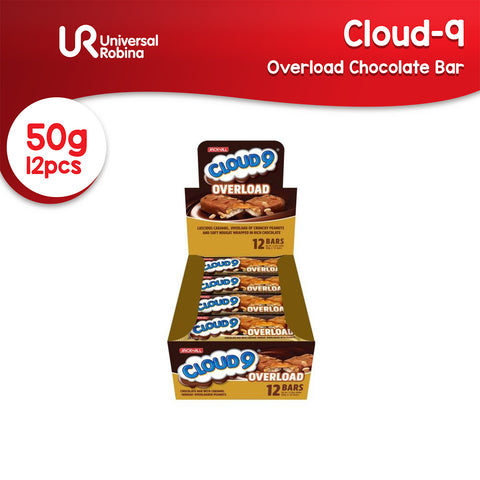 Cloud 9 Overload Chocolate Bar (50g x 12)