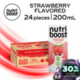 Nutriboost Strawberry Flavoured Drink with Milk 200ml - Pack of 24