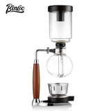 BINCOO Coffee Siphon Pot Coffee Pot Household Siphon Distillation Manual Coffee Maker Set Serves 3 Cups/5 Cups