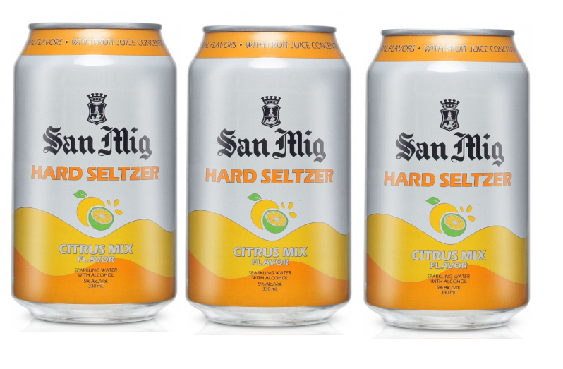 San Miguel Hard Seltzer Citrus Mix Flavor Can 330ml - 3 Cans
