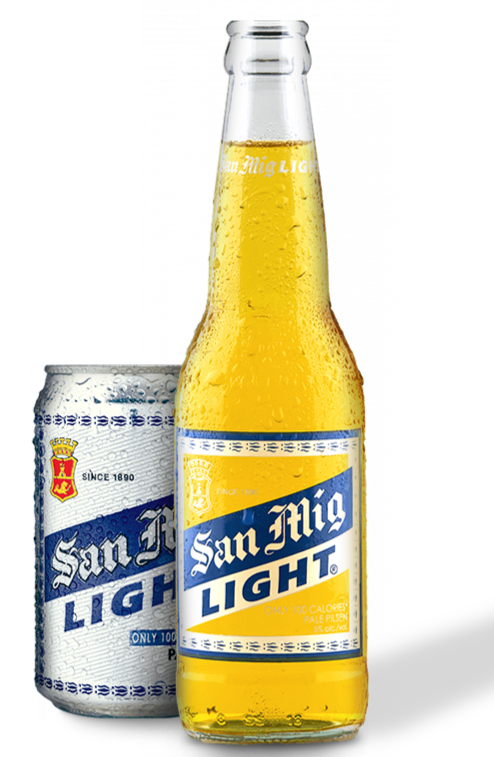 San Miguel Light Beer Bottle 330ml - 6 Bottles