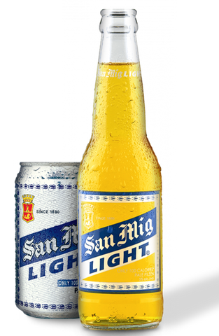 San Miguel Light Beer Bottle 330ml - 6 Bottles