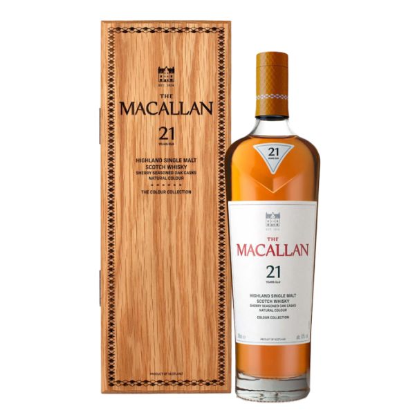 The Macallan - 21 Year Old – Sherry Seasoned Oak Cask - The Colour Collection | Single Malt Scotch Whisky