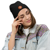 Embroidered Bitcoin Beanie