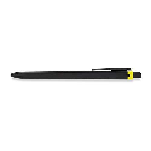 Moleskine Go Pen Ballpoint Pen, 1.0mm Point, Yellow