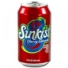 Sunkist Soda 12oz Can (Pack of 24) (Cherry Limeade)