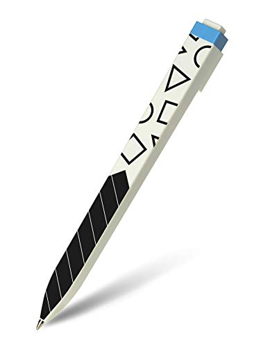 Moleskine Go Pen Ballpoint Pen, 1.0mm Point, Cyan