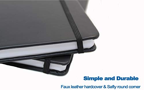 Classic Notebook Journals, 2 Pack 5.25"x8.25" Ruled Hardcover