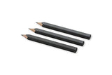 Moleskine Classic Wood Pencils, 2B and HB Lead, Black