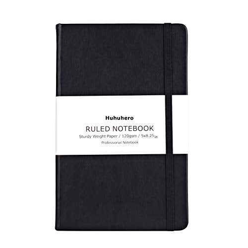 Huhuhero Notebook Journal, Classic Ruled Hard Cover