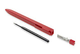 Moleskine Go Pen Ballpoint Pen, 1.0mm Point, Scarlet Red
