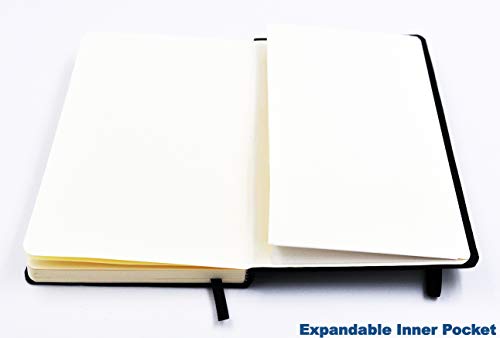 Classic Notebook Journals, 2 Pack 5.25"x8.25" Ruled Hardcover