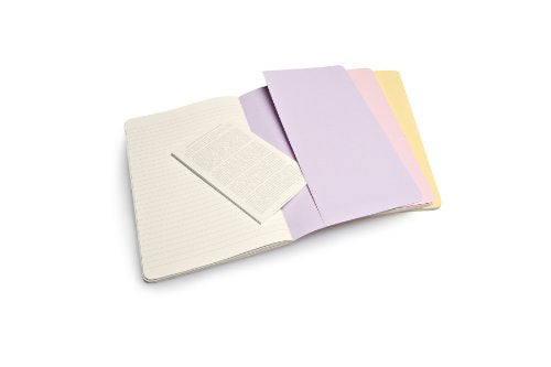 Moleskine Cahier Journal (Set of 3), Large, Ruled, Soft Cover (5 x 8.25)