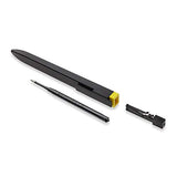 Moleskine Go Pen Ballpoint Pen, 1.0mm Point, Yellow