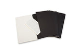 Moleskine Cahier Soft Cover Journal, Set of 3, Ruled, Pocket Size (3.5" x 5.5") Black