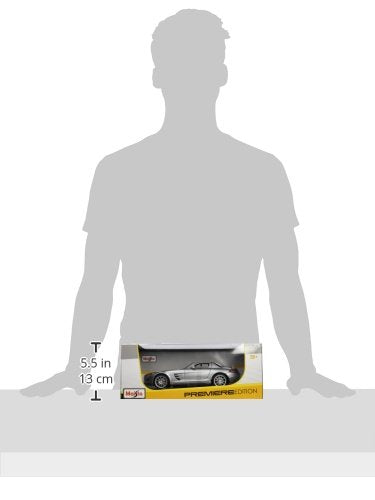 Maisto 1:18 Scale Mercedes-Benz SLS AMG Diecast Vehicle (Colors May Vary)