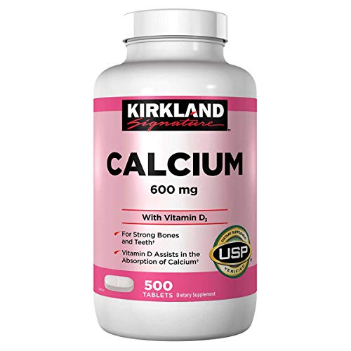 Kirkland Signature Calcium 600 mg. with Vitamin D3, 500 Tablets