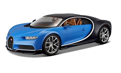 2016 Bugatti Chiron Blue 1/18 Diecast Model Car